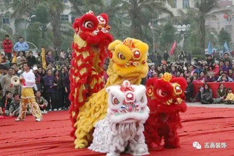 蘇州志高裝潢 元宵節(jié)目舞獅子